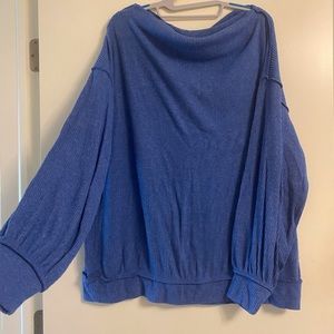 We the Free blue top large